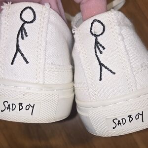 Nothing New Sad Boy Special Edition Mens Classic Low Top Sneaker Size 9